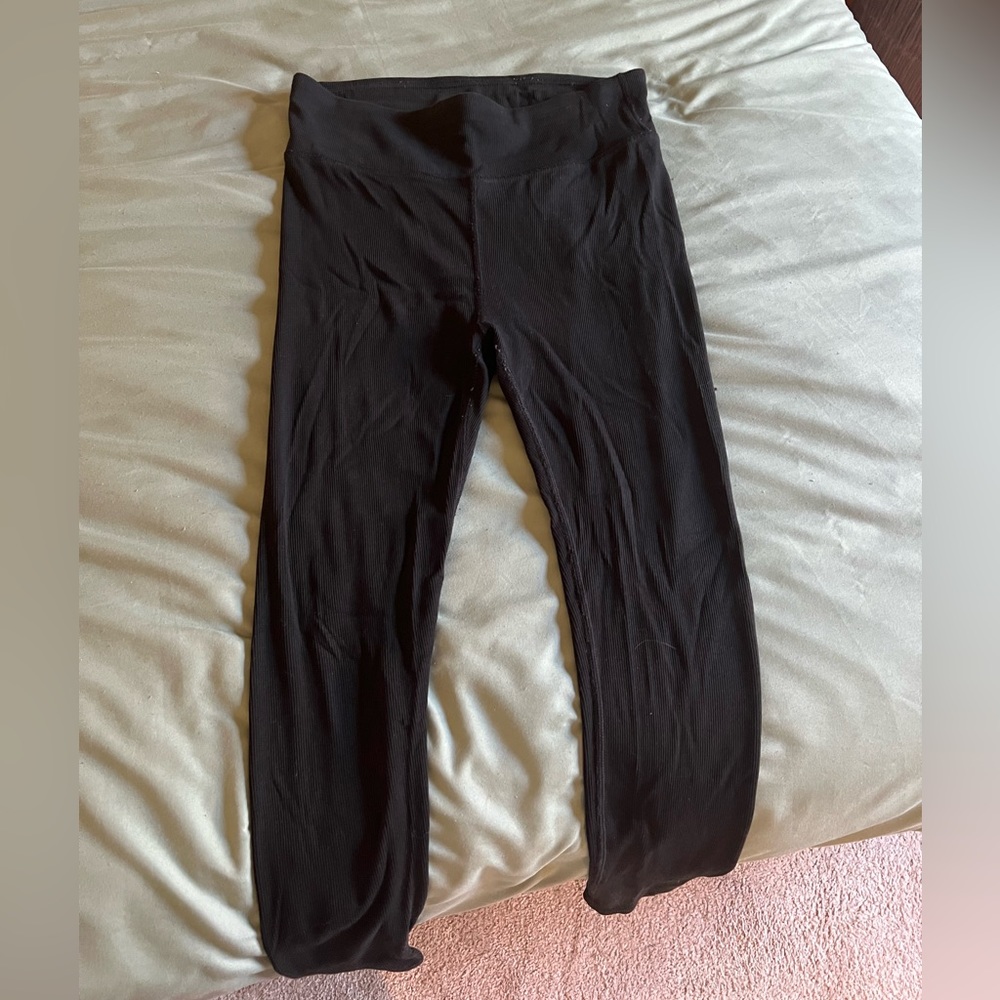 organic cotton Pact ribbed leggings